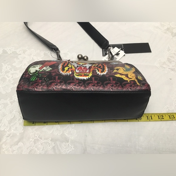 Ed Hardy Black and Multicolor Tiger Clutch - Picture 6 of 16